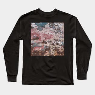 Cracking Paint and Rust Abstract Long Sleeve T-Shirt